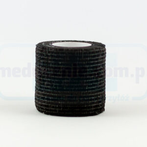 Bandă adezivă 5cm*4.5m 1 buc elastic negru, autoadeziv